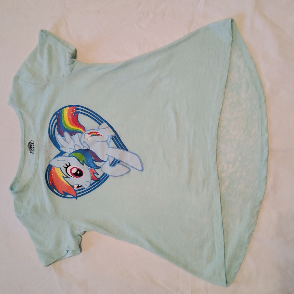 My Little Pony Rainbow Dash burnout tee